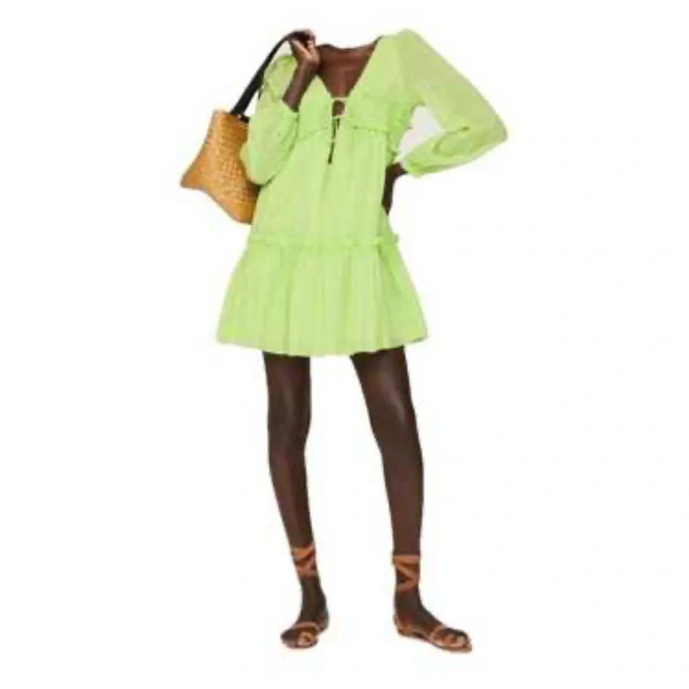 Nicholas Lime Green Dress perfect for summer - Picture 1 of 5